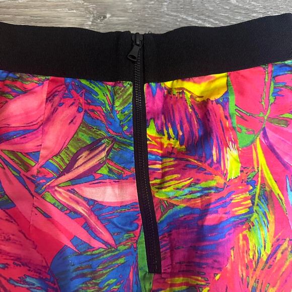Milly Tropical Print Skirt Colorful - Picture 3 of 5